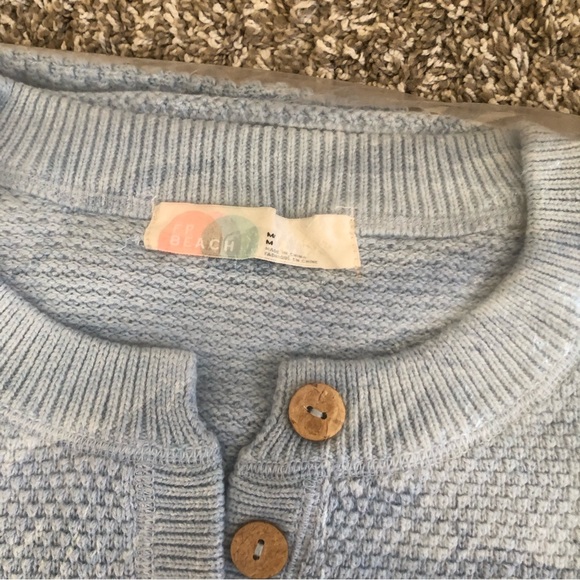Free People Hailee Sweater Set - Soft Heather Blue - Picture 4 of 6